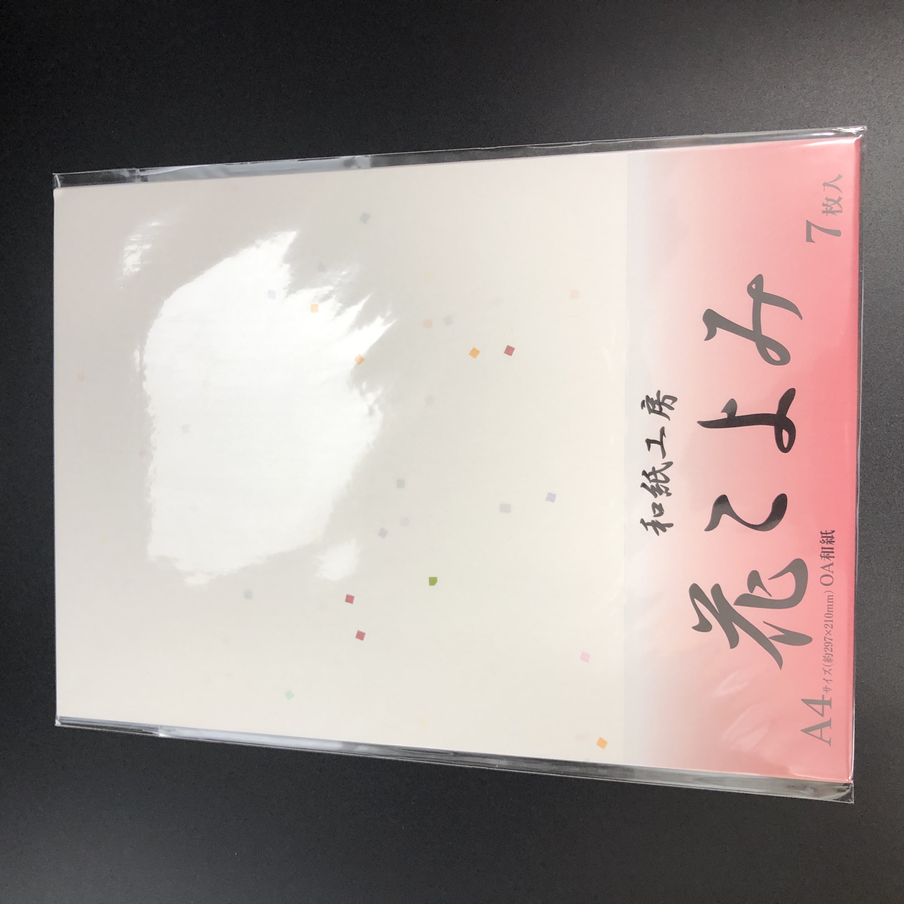 文具 コピー用紙 色紙 紙 ａ４ ｏａ用紙花こよみ７枚 C柄 100均商品で経費削減 ぱちぱち通販